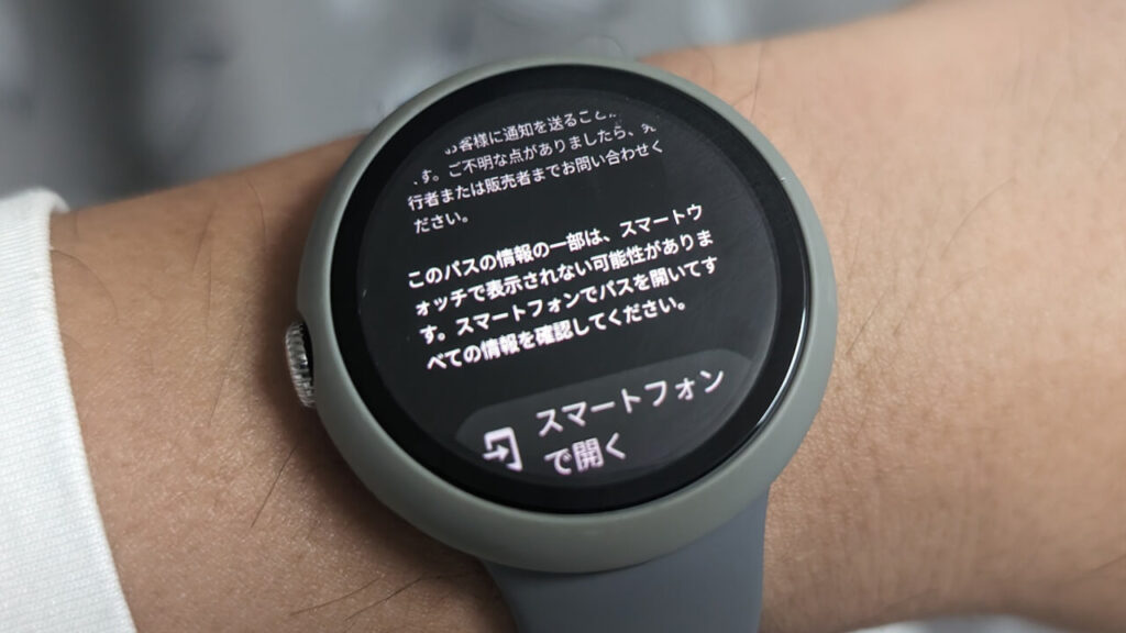 Wear OS Google wallet