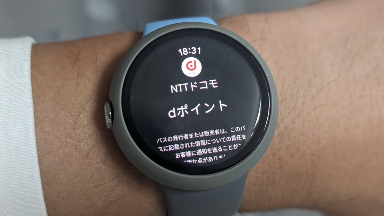 Wear OS Google wallet