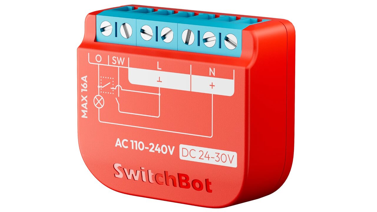 「SwitchBotリレースイッチ」使用前の注意説明表示