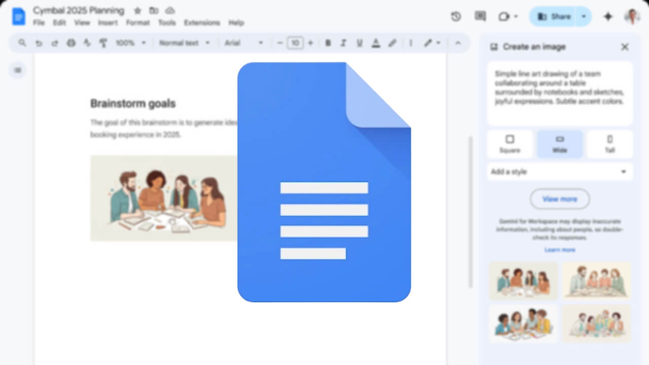 Google ドキュメント「Gemini（Imagen 3）」画像生成実装【Google Workspace】