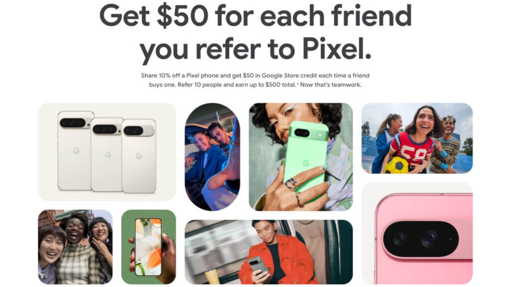 Google Store Referral program